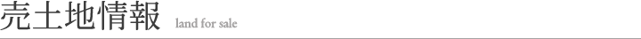 売土地情報
